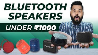 Top 5 Best Bluetooth Speakers Under ₹1000 ⚡ October 2021 [upl. by Hettie243]