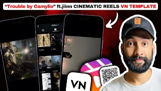 Edit Like quotftjiinnquot in a Click  Cinematic Reels VN QR Code [upl. by Agon]