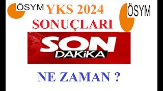 YKS TERCİH SONUÇLARI NE ZAMAN AÇIKLANACAK SON DAKİKA yks tyt keşfet gündem keşfetteyiz ayt [upl. by Nosecyrb526]