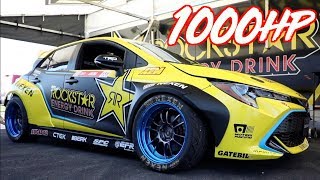 1000HP Prototype Toyota Corolla RWD Conversion  4cyl on Boost and Nitrous [upl. by Airoled]