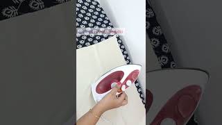 How to add microdot fusingadding thickness to flowy fabrics shruthisfashionstudio fusing [upl. by Etterual]