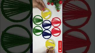 Old Bangles Craft ideas  Old Bangles Craft shorts [upl. by Arodnahs]