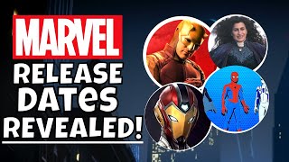 BREAKING MARVEL STUDIOS Release Dates Update Daredevil Spiderman Freshman Year Agatha amp Iron Heart [upl. by Haleigh]