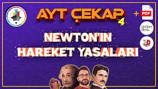 AYT Fizik ÇEKAP 4  Newtonın Hareket Yasaları  2023 çekapfizik [upl. by Anayt637]