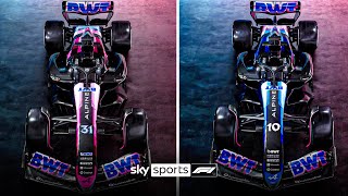 Alpine launch TWO liveries for 2024 car 💙🩷 [upl. by Noremak]