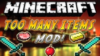 Minecraft 172  Como instalar Too Many Items MOD  ESPAÑOL TUTORIAL [upl. by Socher]