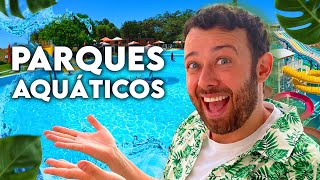 10 parques aquáticos do Brasil pra ir pelo menos 1x [upl. by Adekahs]