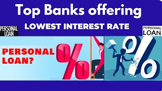 Personal Loan Low Interest Rate Personal Loans [upl. by Ayaros92]