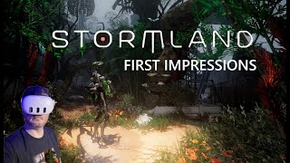 Stormland  A First Look  Meta Quest 3  PCVR  RTX 4090  Ultra Settings [upl. by Seroka]