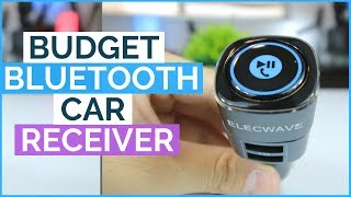 Best Bluetooth Car Adapter Under 20  Elecwave Bluetooth Car Receiver Review [upl. by Arodasi]