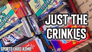 ASMR CRINKLES  ASMR SOUNDS  Sports Card ASMR [upl. by Gollin]