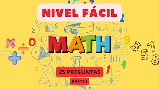 TRIVIA DE MATEMÁTICAS DIVERTIDAS [upl. by Yknip]