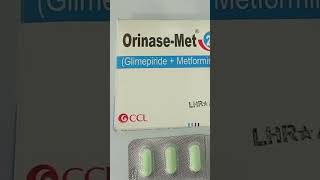 Orinase Met 1500mg Tablet Uses Orinase Met 2500mg Tablet Uses Metformin [upl. by Litha]