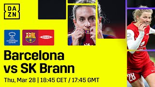 FC Barcelona vs SK Brann  UEFA Womens Champions League 202324 Cuartos De Final Vuelta [upl. by Orianna290]