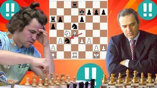 Crazy Kasparov vs Magnus Carlsen Chess game 26 [upl. by Aioj99]