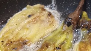 Simple Filipino foods Tortang talong or eggplant omelet [upl. by Nancy]