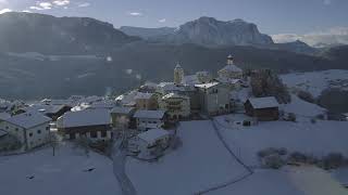 DOLOMITES  Winter in Laion [upl. by Eidas]