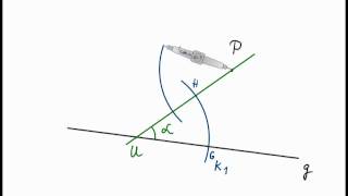 Grundlagen der Geometrie  Grundkonstruktionen mit Zirkel und Lineal Teil 2 [upl. by Zebe]