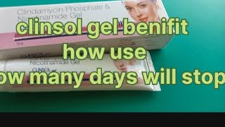 how use clinsol gel for facetelugu skinglows [upl. by Mw999]