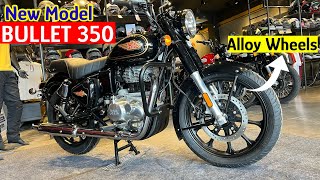 New Royal Enfield Bullet 350 Standard with Alloy Wheels 2024  Should You Buy or Not [upl. by Odel374]