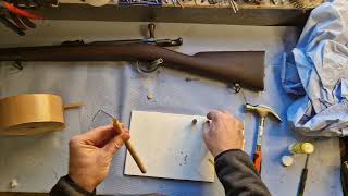 How to make paper cartridge Chassepot m1866 blackpowder hunting history youtubevideo shorts [upl. by Seavey]