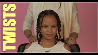 Two Strand Twist  Mixed Hairstyle [upl. by Michaeu]