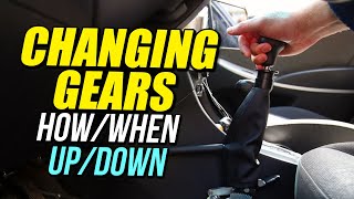 Changing Gears HowWhen  UpDown  Driving Lesson [upl. by Boys]