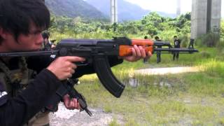 GHK G5 amp AK GBB full auto [upl. by Irena]