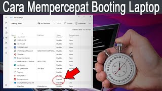 cara mempercepat booting windows 10 dan 11 [upl. by Nuawd]