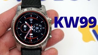 Smart Watch KW99 смарт часы KingWear  умные часы с сим картой на Android 51 круче smartwatch KW18 [upl. by Avelin]