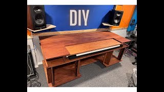 DIY Pro Recording Studio Desk [upl. by Aneryc]