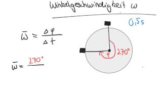 Winkelgeschwindigkeit [upl. by Eileek]