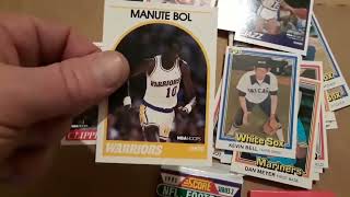 198990 HOOPS Basketball Wax Pack Break Rip With Michael Jordan Hit PSA 10 Key Hall Of Fame Hits [upl. by Synn]