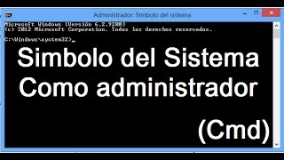 3 Maneras de ejecutar símbolo del sistema como Administrador Windows 10 y 81 [upl. by Fiore]