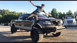 Driving This TERRIFYING TRUCK  MERICA King Ranch F150 [upl. by Einnahpets]