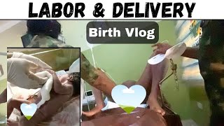 MY SUCCESSFUL NATURAL BIRTH VLOG  LABOR AND DELIVERY 2024 [upl. by Eirual]