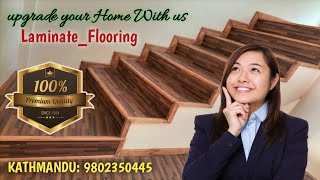 भर्याङ मा पार्केटिङ्ग  laminate Flooring in nepal Staircase Floor Plan  Technique amp Tips [upl. by Aleina]