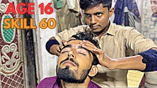 ASMR  YOUNG BARBER BEST HEAD MASSAGE EVER  PERFECT SLEEP THERAPY [upl. by Lyssa209]