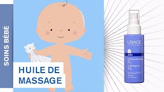 Comment appliquer lhuile de massage Uriage pour bébés   Les soins pour bébés [upl. by Idelia]