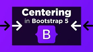 3 Ways to Center Content in Bootstrap 5 including divs and type [upl. by Eca54]