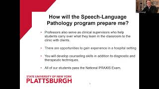 SUNY Plattsburgh Speech Language Pathology Masters Webinar Fall 2024 [upl. by Anale]