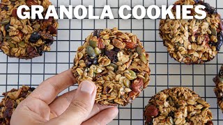 Healthy Granola Cookies Recipe [upl. by Cirle]