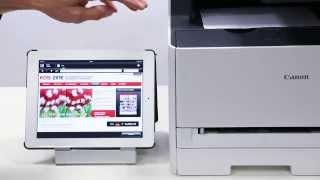 Canon iSENSYS MF8280Cw  Mobile Printing app iOS [upl. by Ezaria]