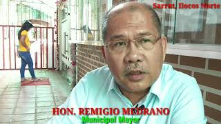 MAYOR REMIGIO MEDRANO SARRAT ILOCOS NORTE [upl. by Abbub282]