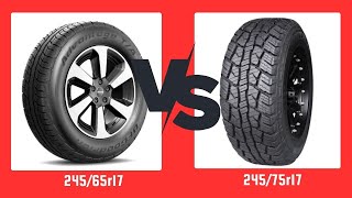 Tire Size 24565r17 vs 24575r17 [upl. by Luelle]