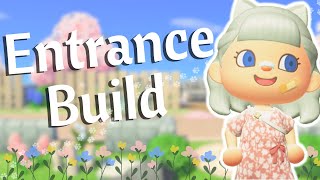 GRANDMA CORE SPRING CORE ISLAND  ACNH ENTRANCE BUILD  ANIMAL CROSSING NEW HORIZONS [upl. by Nilat]