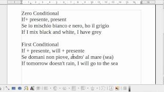 First Conditional  Lezione 50  Corso di Inglese [upl. by Aiker65]