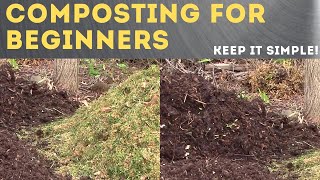 How to make Compost  The Simplest Easy Method To Compost Piles [upl. by Atterol]