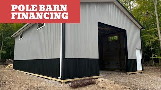 Pole Barn Financing 30x40  Attica Lumber [upl. by Ziguard525]