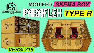 SKEMA BOX PARAFLEX TYPE R MODIFED 218  BOX SPEAKER 18inchi [upl. by Kelli]